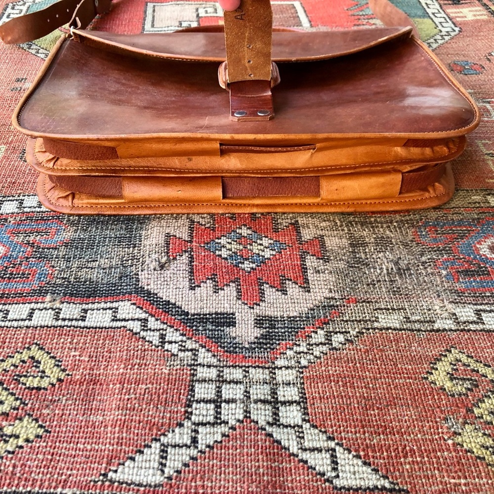 Leather Messenger Bag - Picture 5 of 12